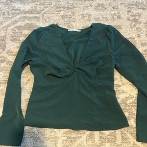 Abercrombie & fitch  Forrest green blouse